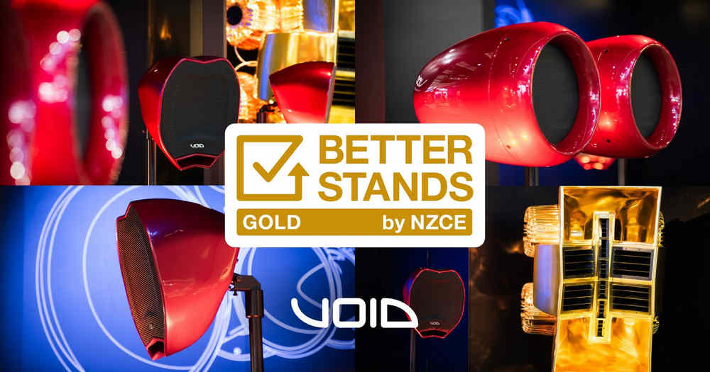 A Void Acoustics aranyat kapott a fenntarthatóságért az ISE 2026-on!